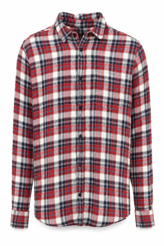 Onfire Men's Multicoloured Plaid Shirt L