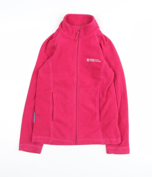 Mountain Warehouse Girls Pink Fleece Jacket 7-8 Years