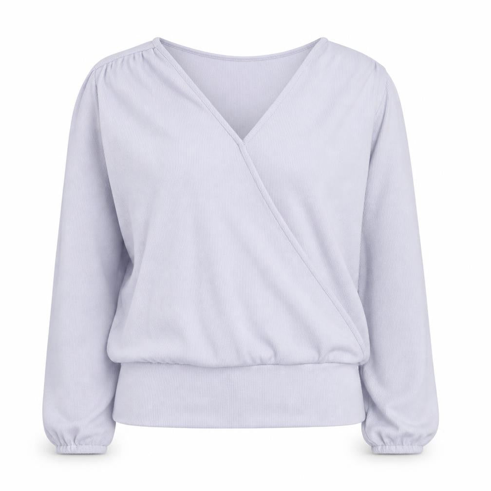 Banana Republic Women's Blue Wrap Jumper V-Neck Medium