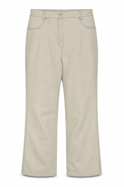 Viyella Women's Beige Cotton Petite Trousers, Size 10