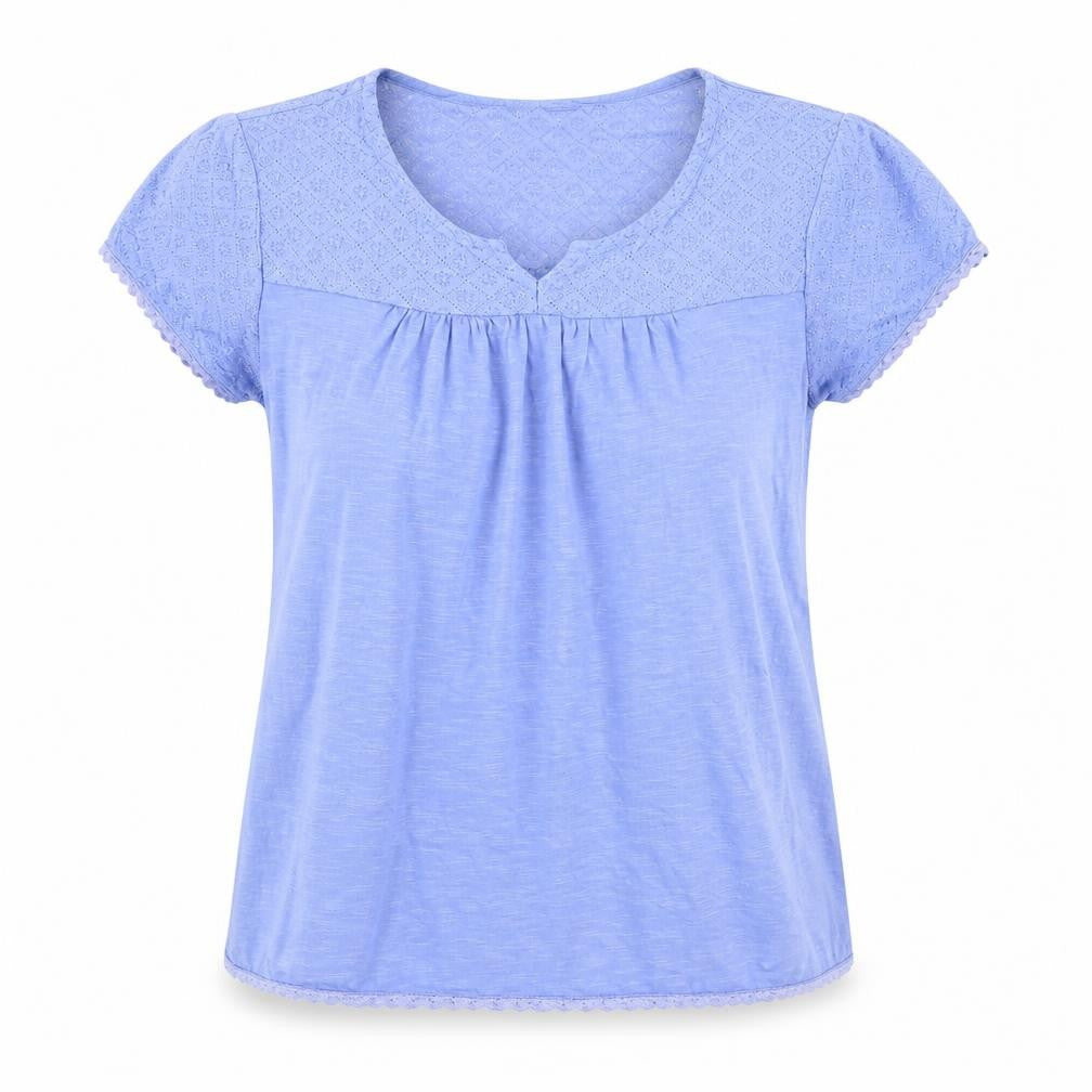 Mountain Warehouse Women's Blue Lace T-Shirt Size 12
