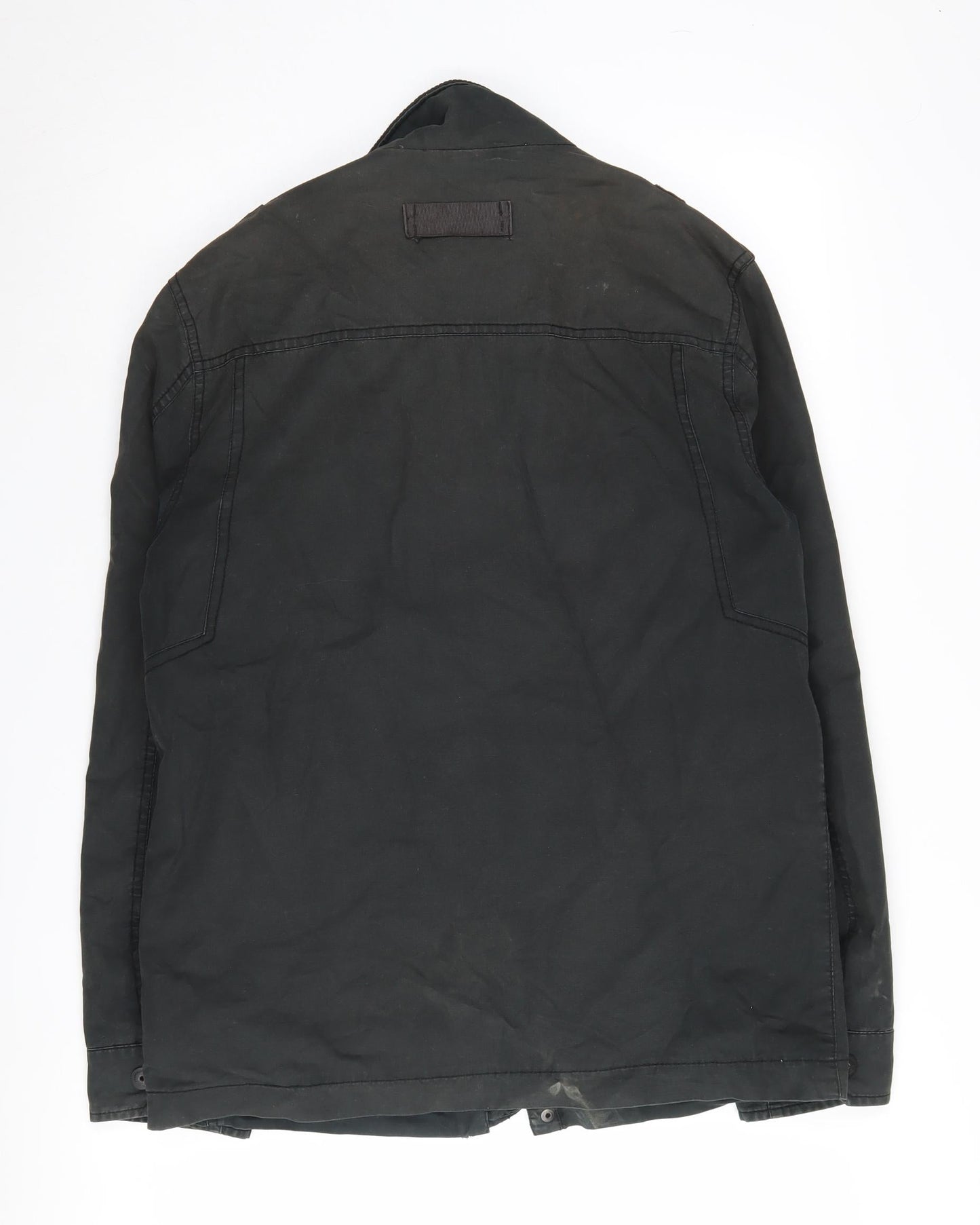 F.F.P. Men's Green Military Jacket M - Canvas, Casual, Army Style