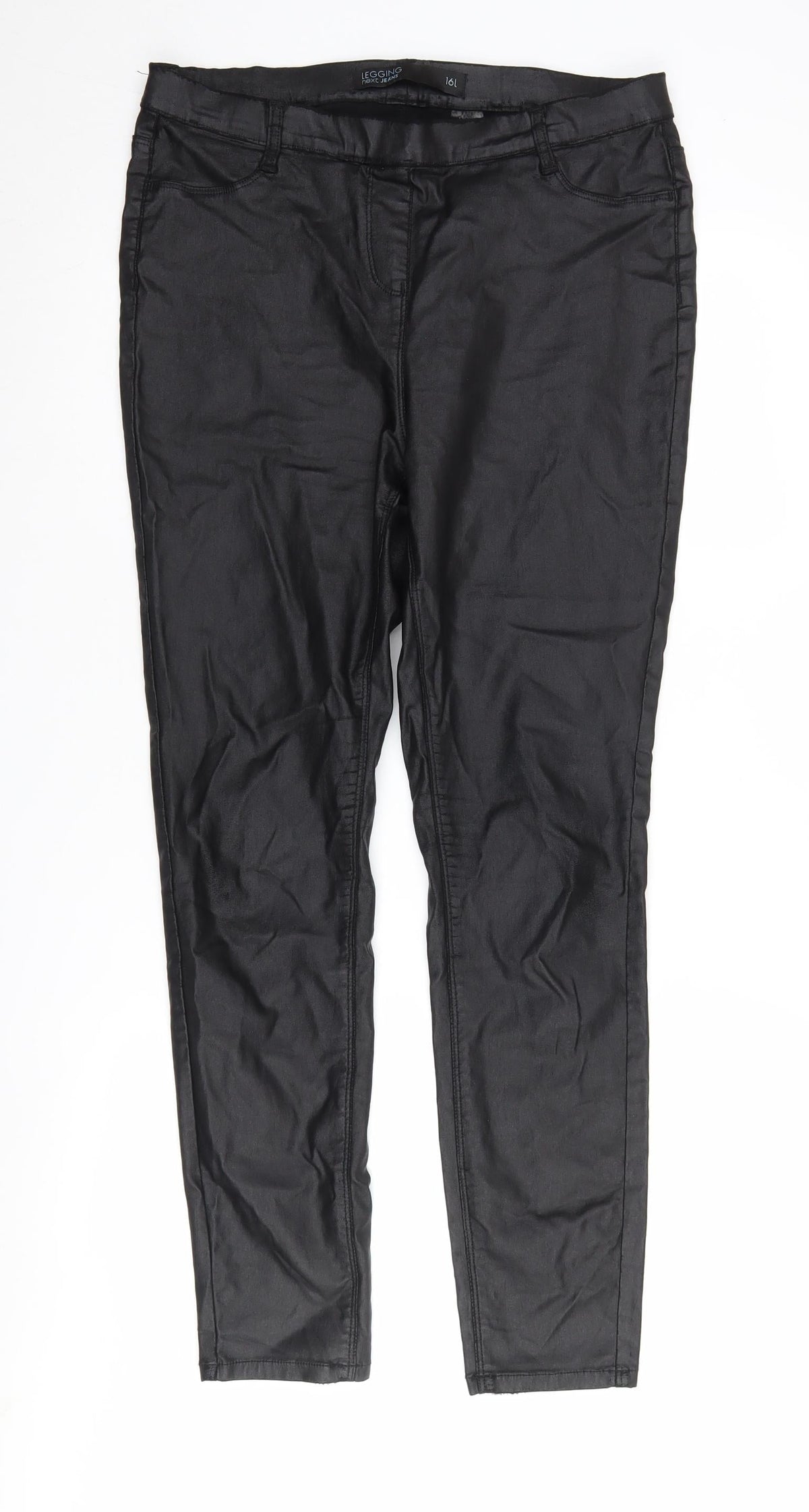 Next Women's Black Jegging Skinny Trousers Size 16