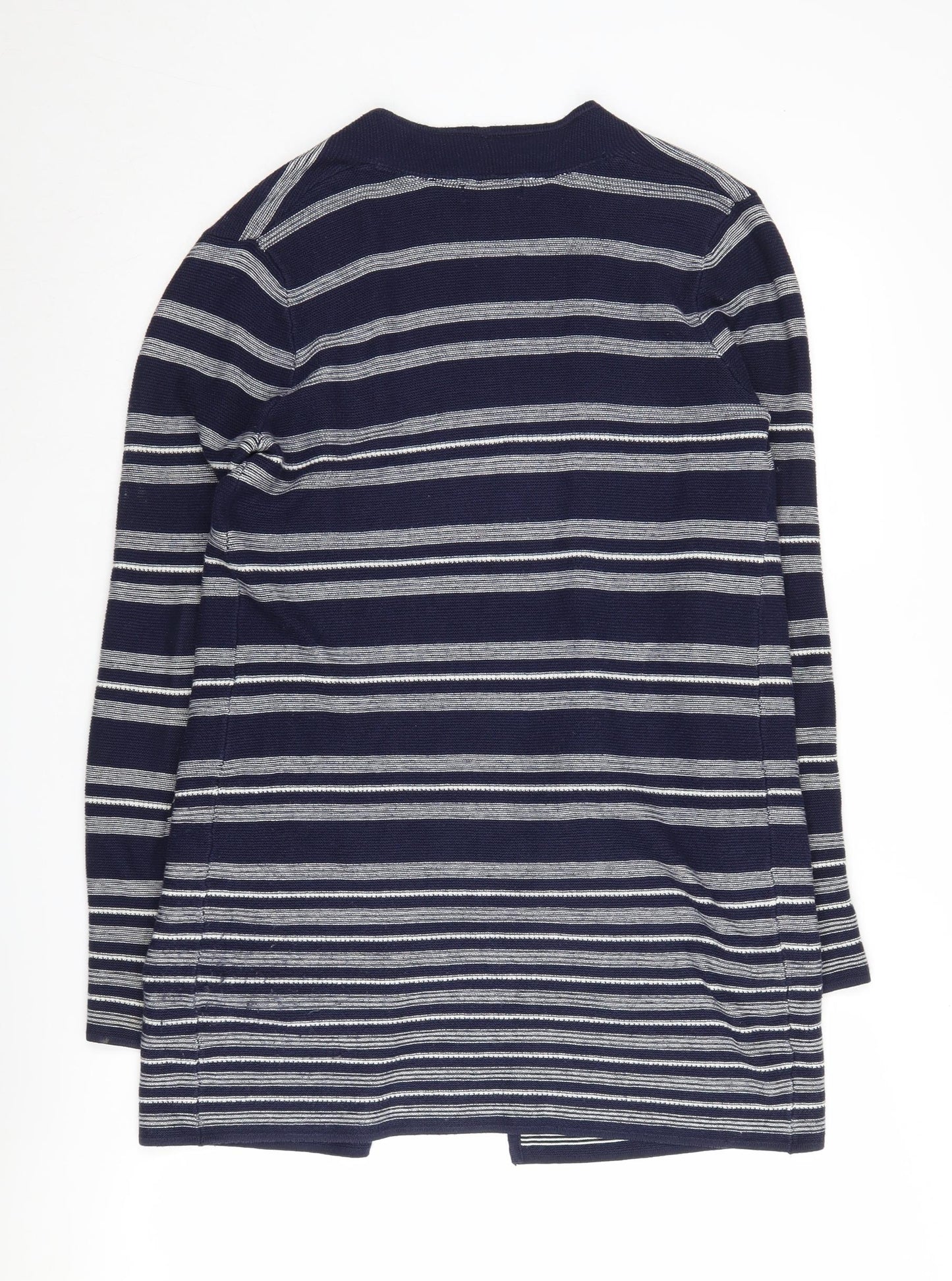 Monsoon Women's Blue Striped Cardigan Size 10