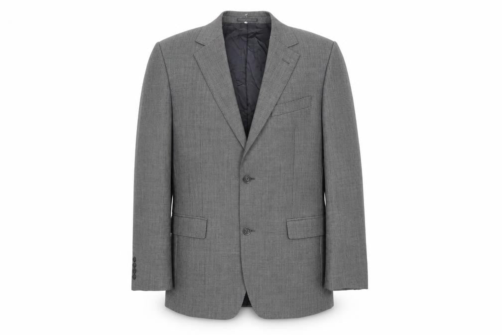Jaeger Men's Grey 40L Blazer Classic Formal Jacket