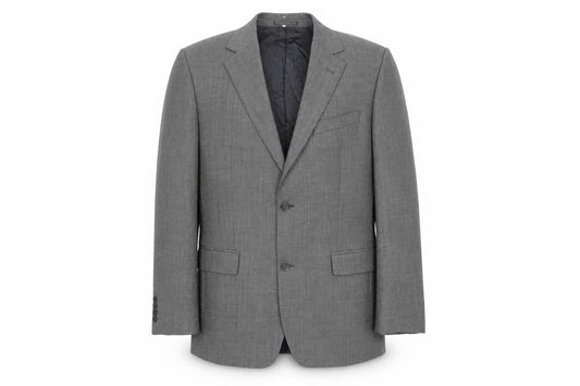 Jaeger Men's Grey 40L Blazer Classic Formal Jacket
