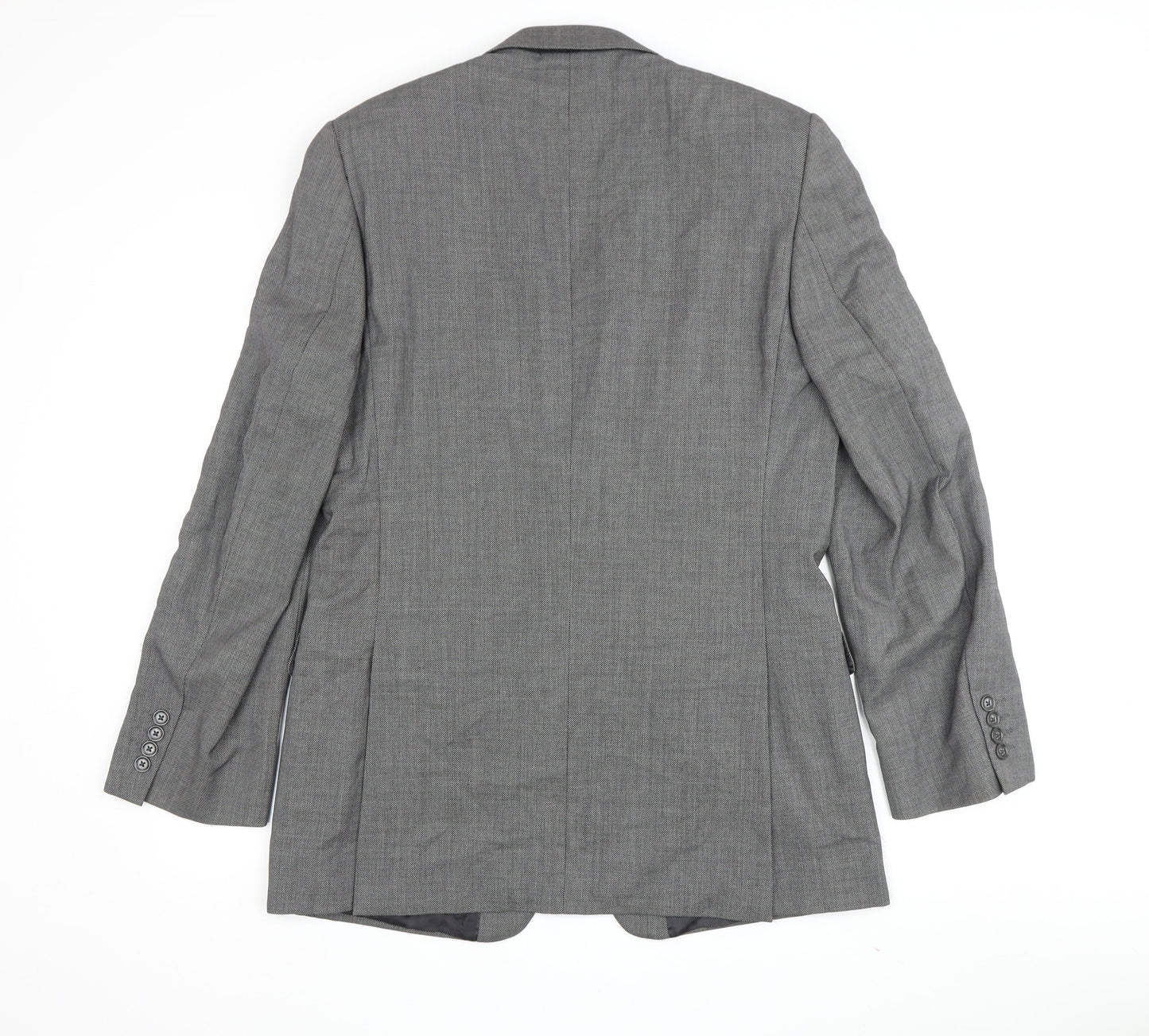 Jaeger Men's Grey 40L Blazer Classic Formal Jacket
