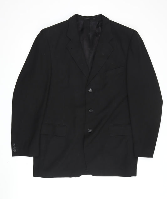 Copperstone Men's Black Regular Fit Blazer 44
