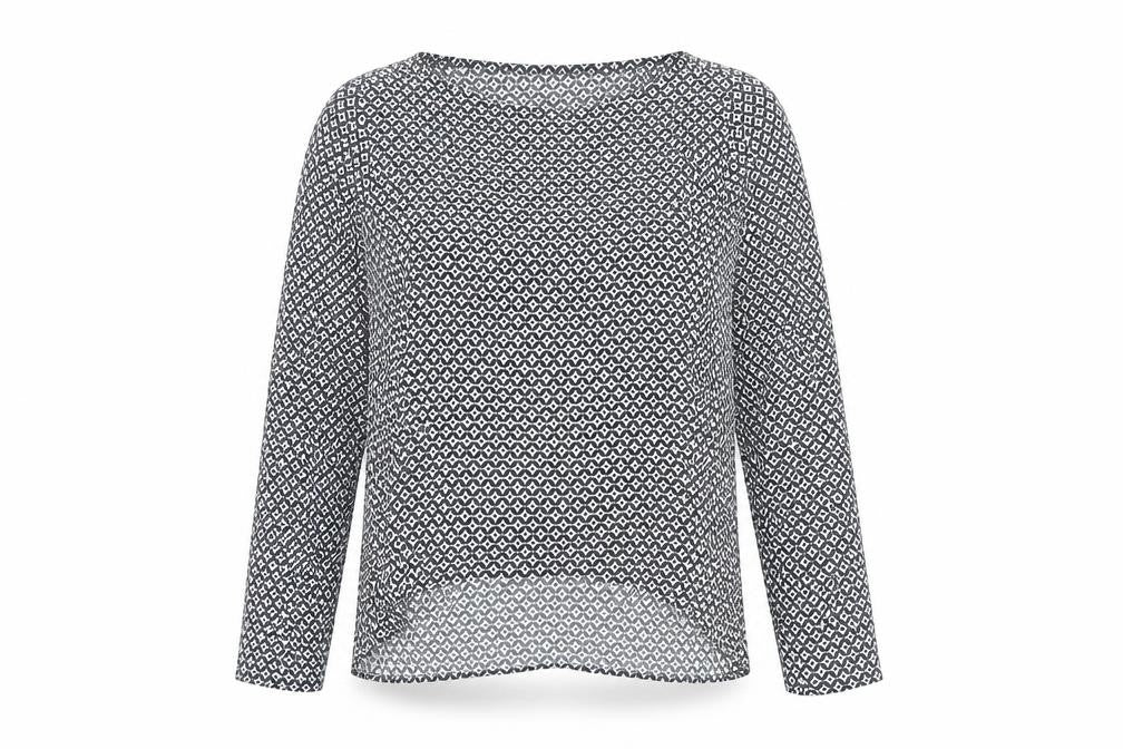 Zara Woman Multicoloured Geometric Blouse, Size M
