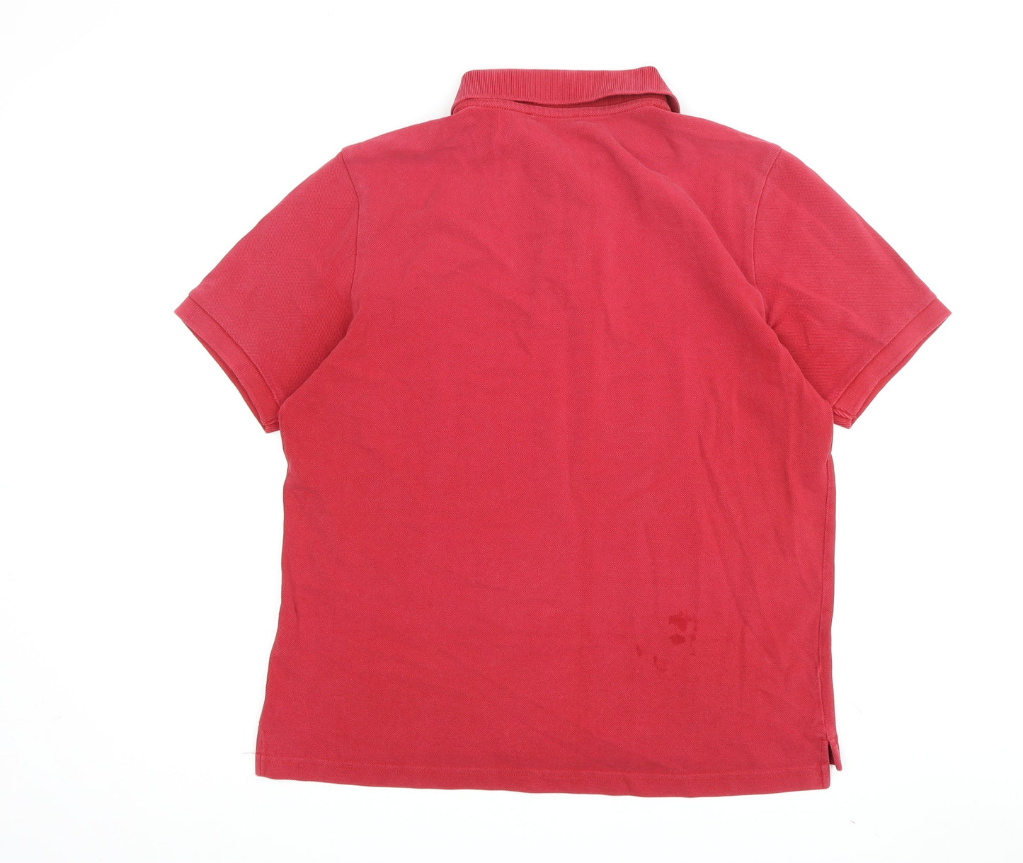 Jaeger Men's Red Polo Shirt S Short Sleeve