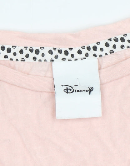 Preloved Disney Teens Pink 101 Dalmatians T-Shirt L - Label