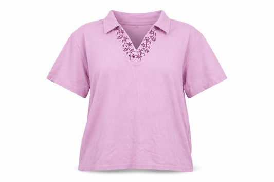 EWM Pure Classics Women's Pink Polo Shirt XL