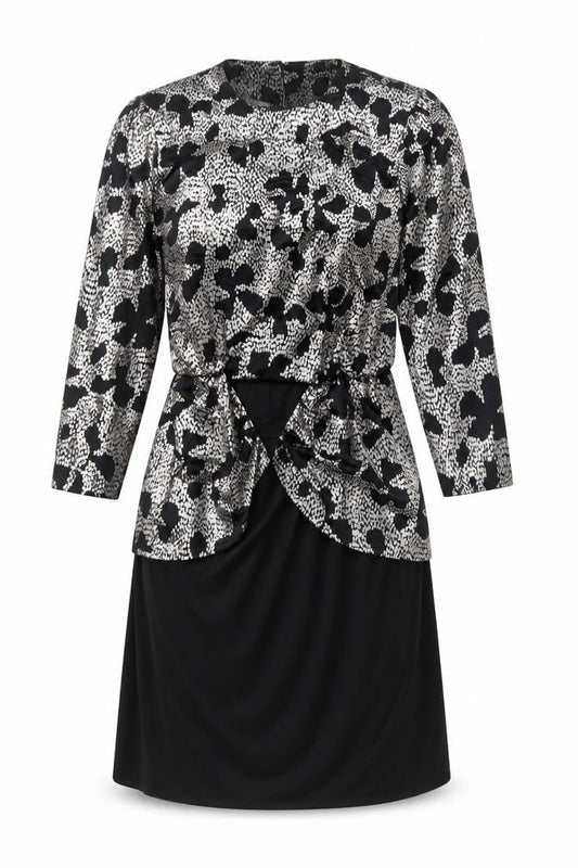 Paige Women's Black Bodycon Dress Size 14, Animal Print