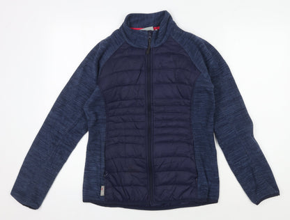 Peter Storm Women's Blue Quilted Jacket - Size 10