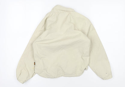 Back view of Umbro boys’ beige pullover hoodie, size 6-7, years