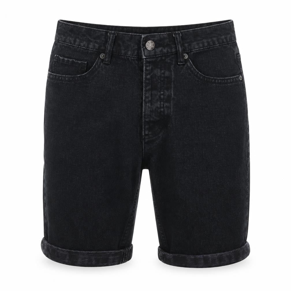 Topman Men's Black Denim Shorts Size 28 Slim Fit