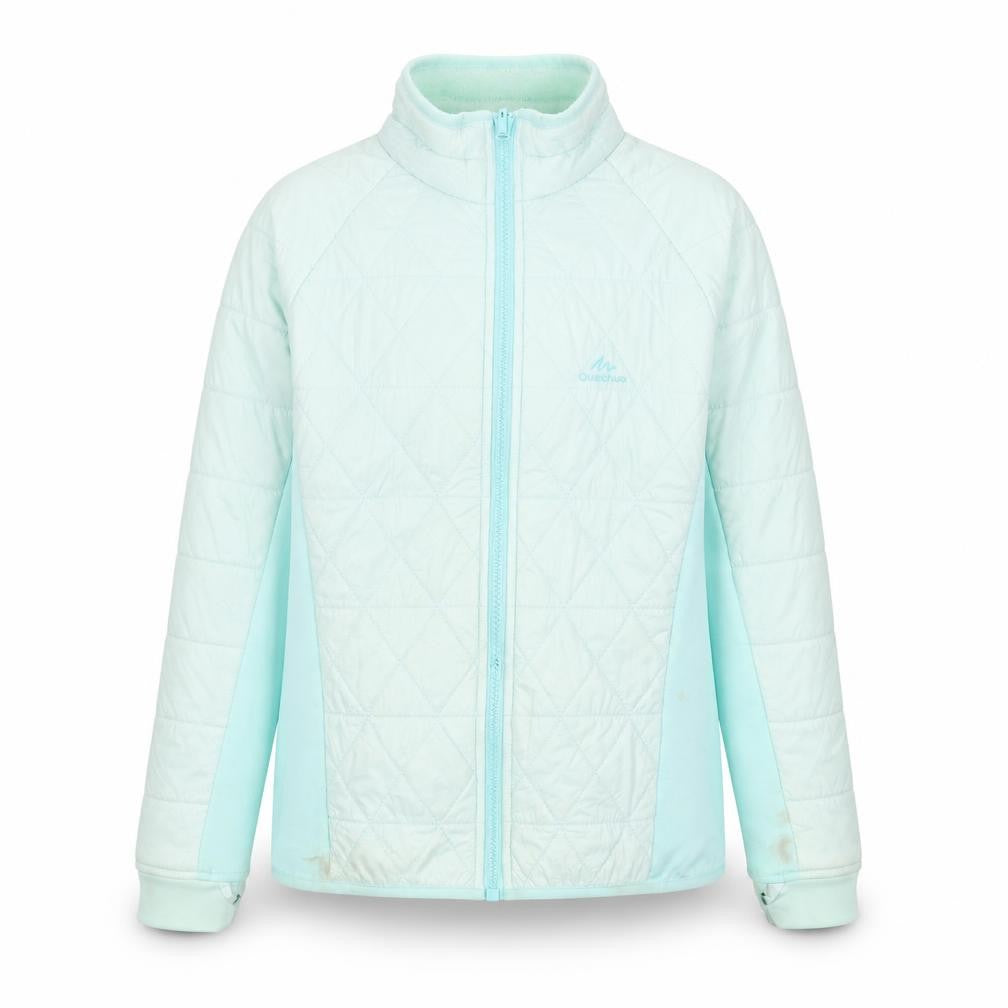 Decathlon Girls Blue Puffer Jacket 10 Years Winter Coat