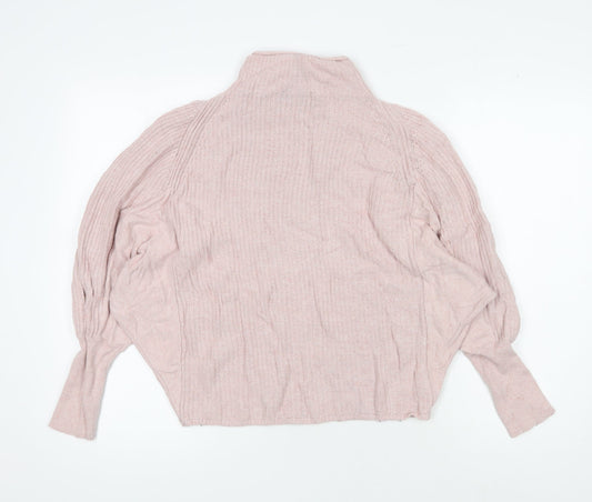 Mint Velvet Women's Pink XS Balloon Sleeve Pullover