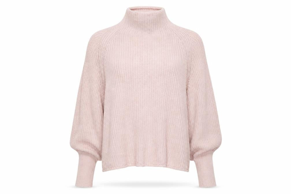 Mint Velvet Women's Pink XS Balloon Sleeve Pullover