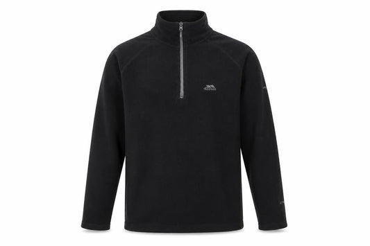 Trespass Black 1/2 Zip Fleece Sweatshirt XS Men