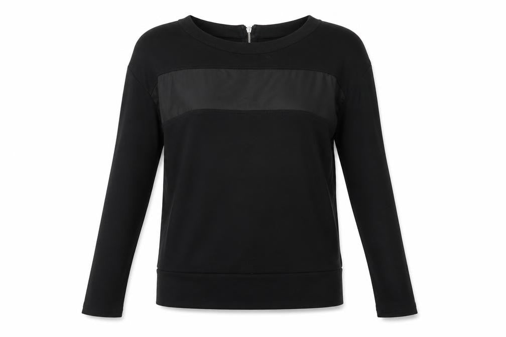 Karen Millen Women's Black Long Sleeve Blouse Size 8