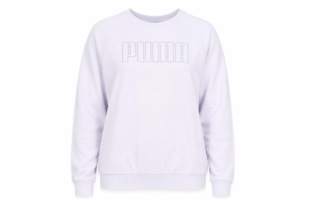 Puma Women’s White Pullover Sweatshirt Size 8