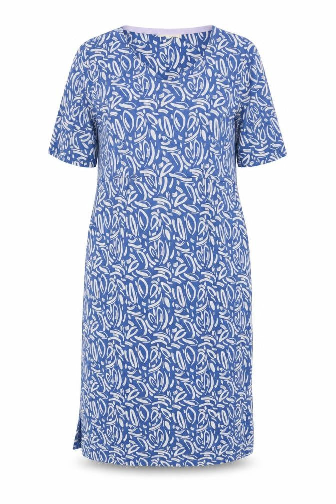 White Stuff Women's Blue Shift Dress UK 10