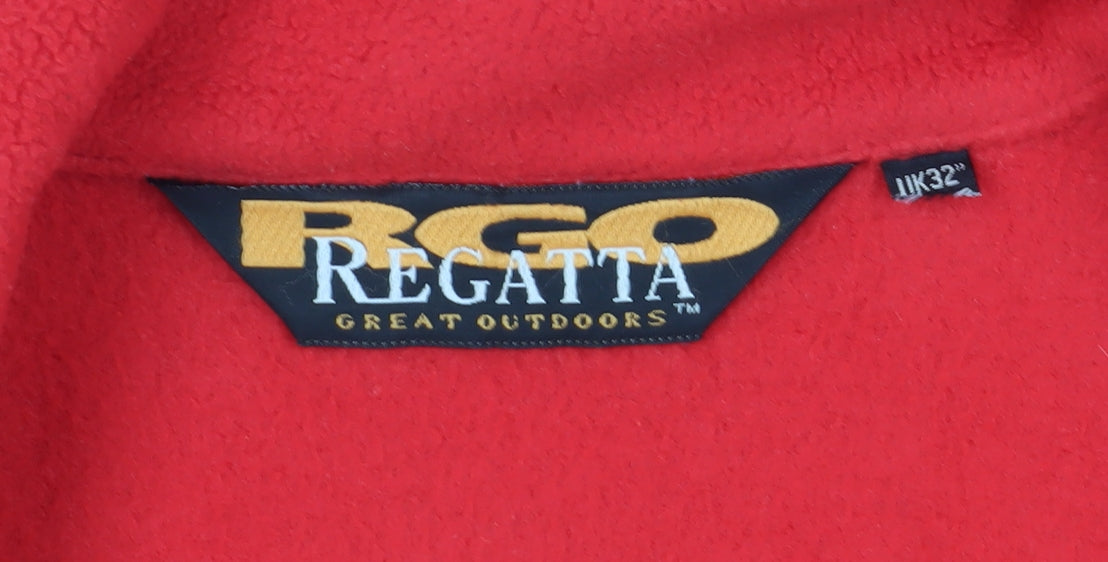 Regatta Men's Red Fleece Jacket - Size 32, Outdoor Basic