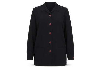 Viyella Women's Black Blazer, UK 14, Mid-Length, Elegant