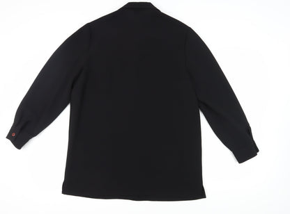 Viyella Women's Black Blazer, UK 14, Mid-Length, Elegant