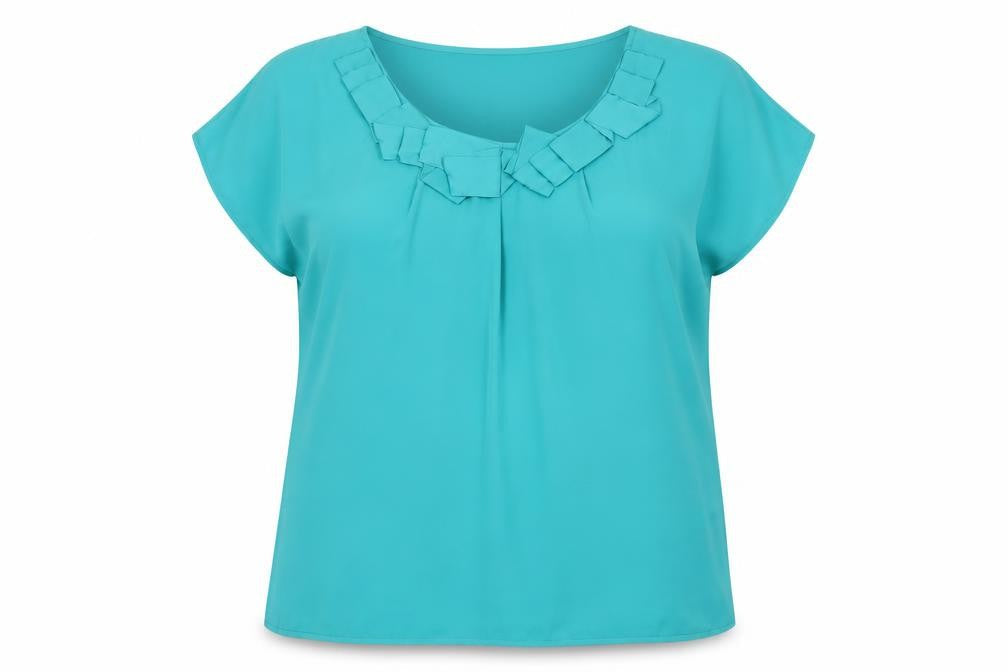 Windsmoor Women's Green Bow Accent Blouse Size 20