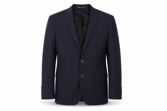 Ben Sherman Men's Black Single Breasted Wool Blend Blazer Jacket Size 38 Regular