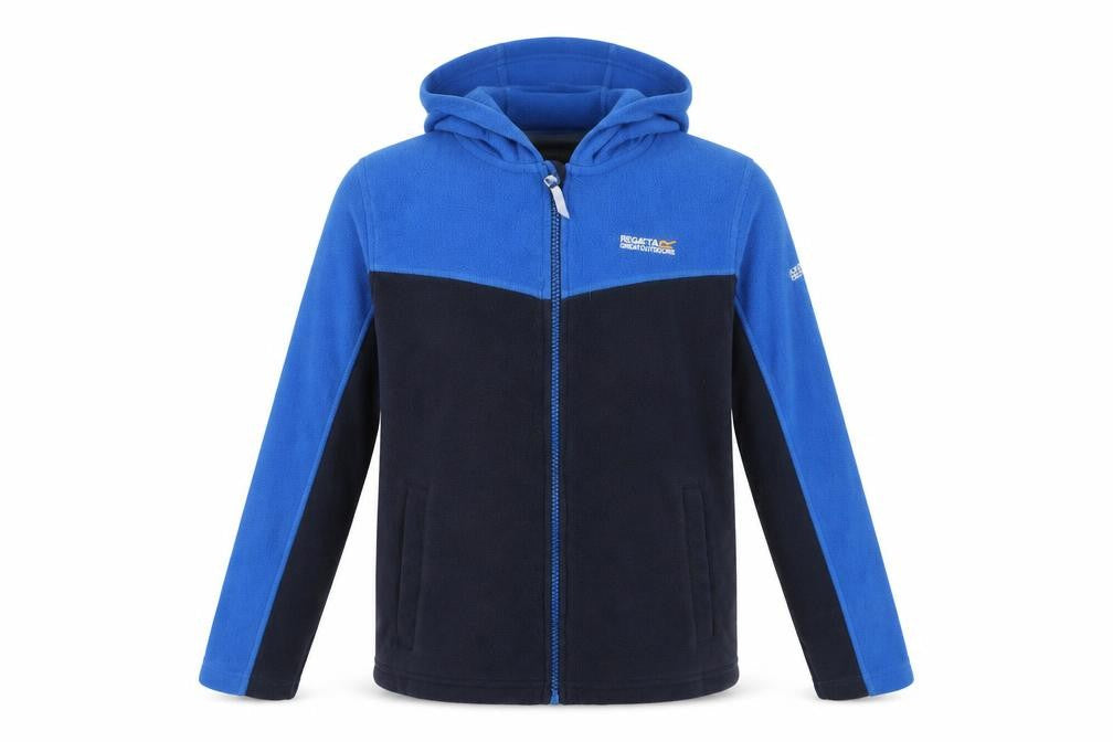Regatta Boys Blue Fleece Hooded Jacket - Size 11