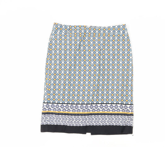 Van Heusen Women's Multicoloured Pencil Skirt Size 4