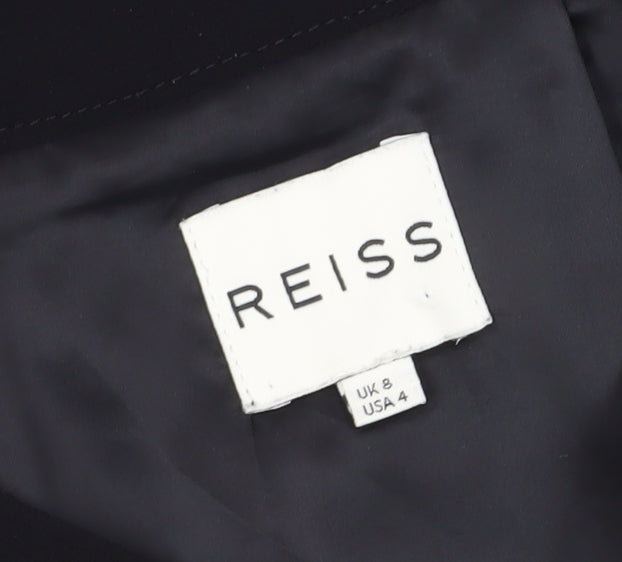 Reiss Black Pencil Skirt, Women, Size 8, Business Style