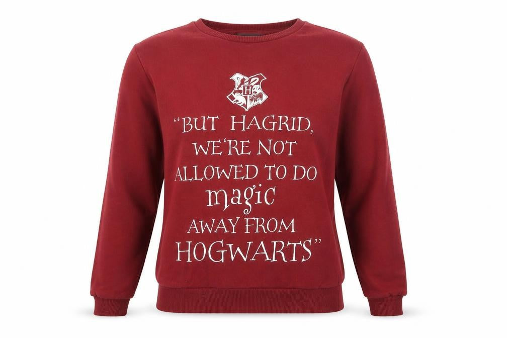 Harry Potter Unisex Red Pullover Sweatshirt Size 6