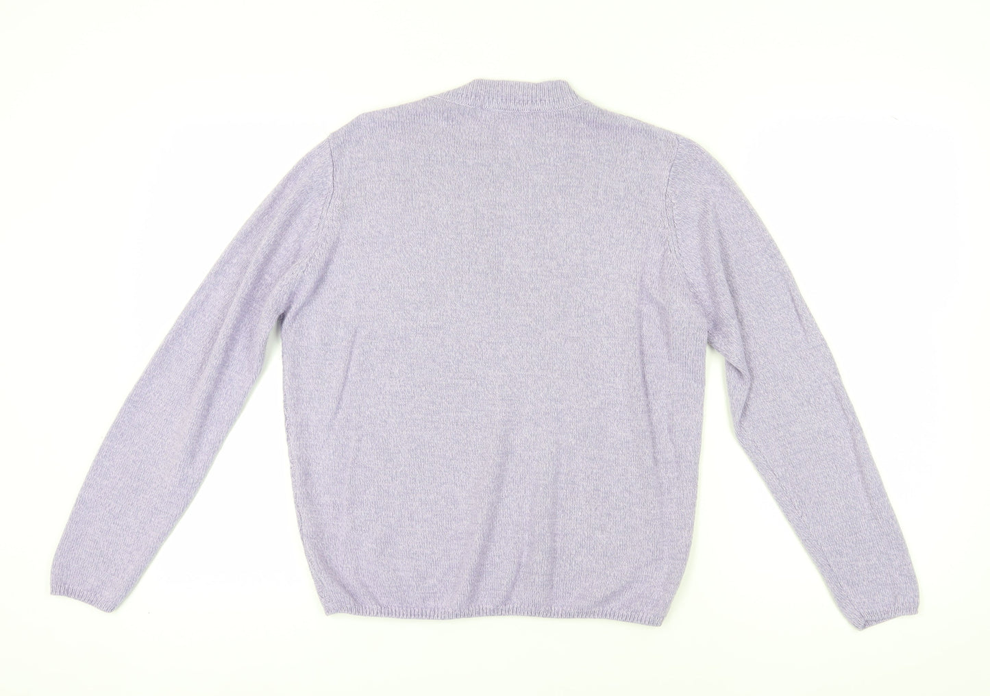 Honor Millburn Women's Purple Cable-Knit Jumper M