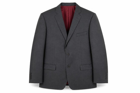 Magee Men's Grey Wool Suit Jacket, Size 44S Classic Fit