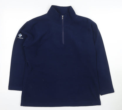 Glenmuir Womens Blue 1/2 Zip Sweatshirt M