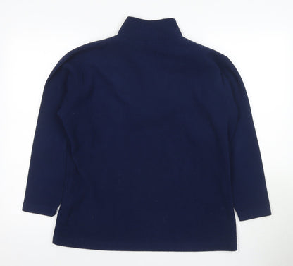 Glenmuir Womens Blue 1/2 Zip Sweatshirt M