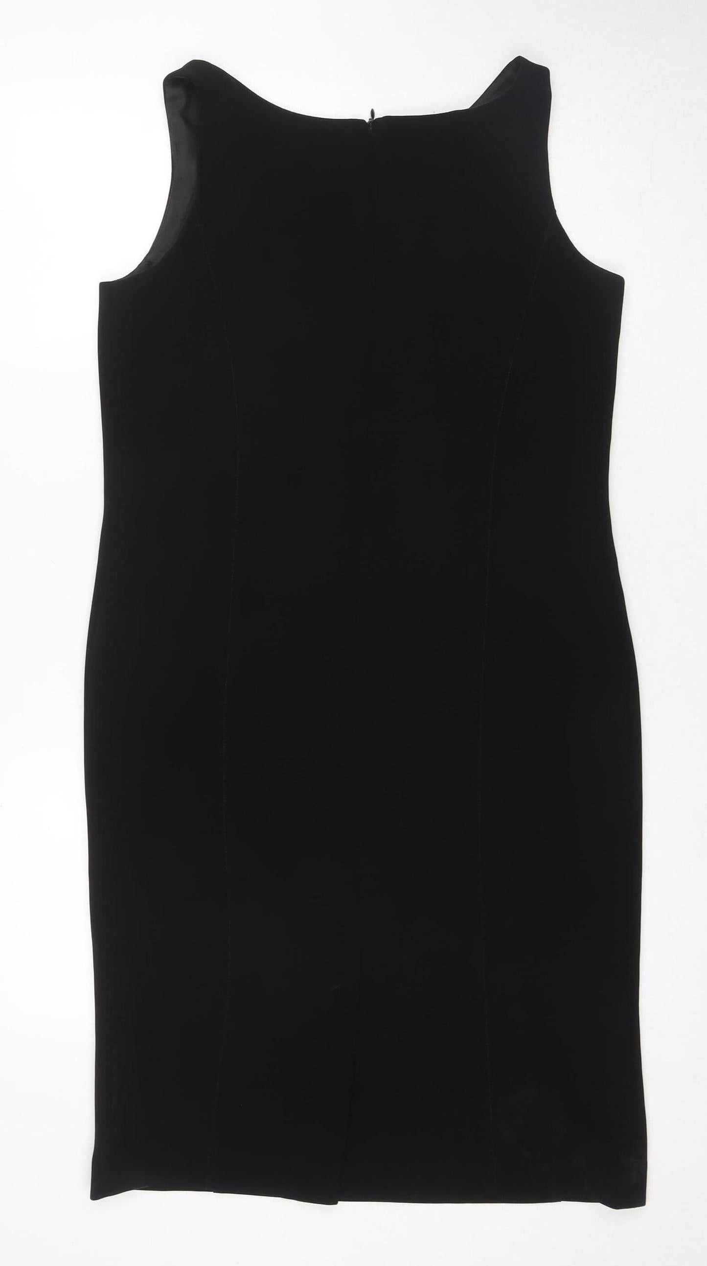 Windsmoor Women's Black Sheath Dress Size 10 Formal