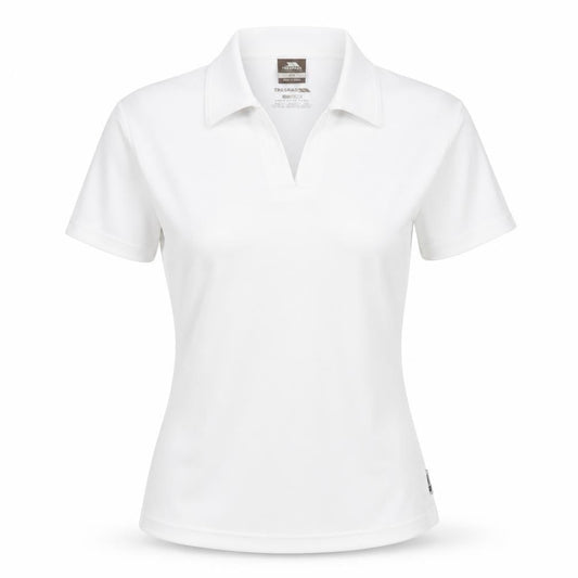 Trespass Women's White Polo Shirt XL Quick Dry