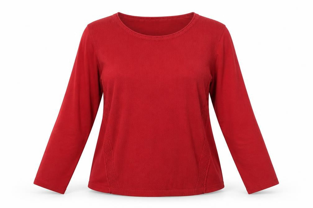 Laura Ashley Women's Red Basic Blouse - Size 4