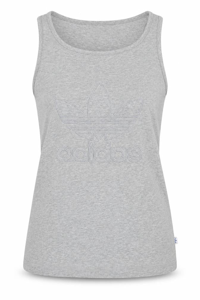 Adidas Women's Grey Tank Top, Size 10, Summer Essential