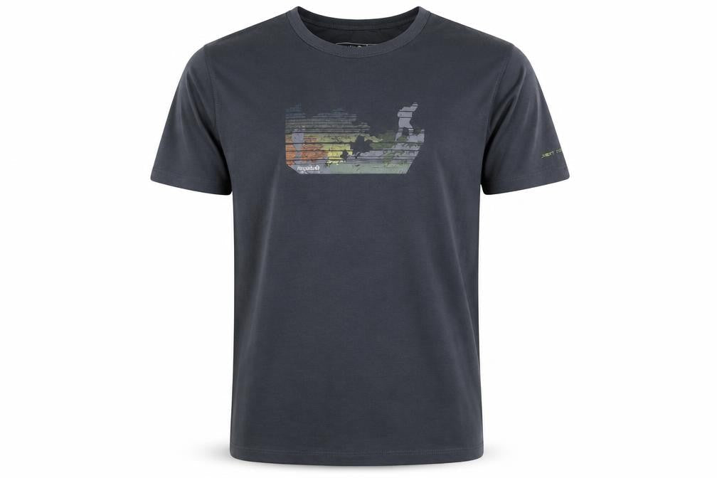 Regatta Men's Black Graphic Print T-Shirt, Size 32