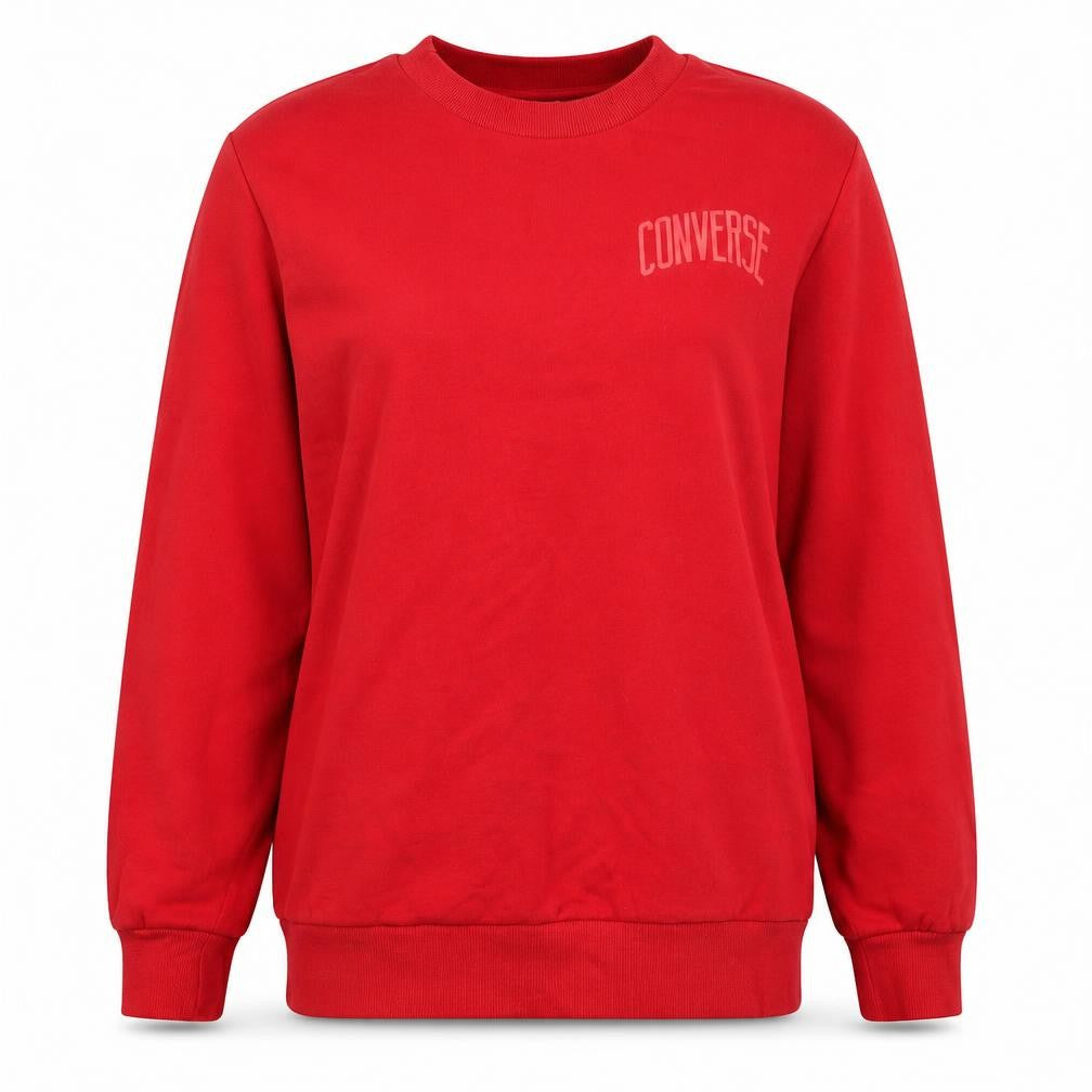 Converse Unisex Red Logo Sweatshirt L