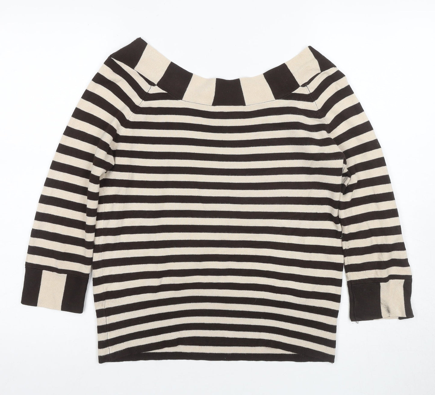 Wallis Women's Striped Boat Neck T-Shirt, Size 14