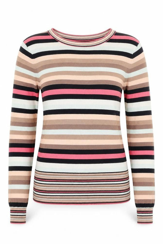 Ted Baker Women's Striped Pullover Jumper, Size 10