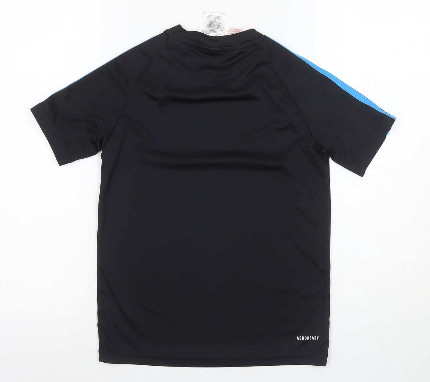 Adidas Boys Black Sports Jersey T-Shirt 10 Years