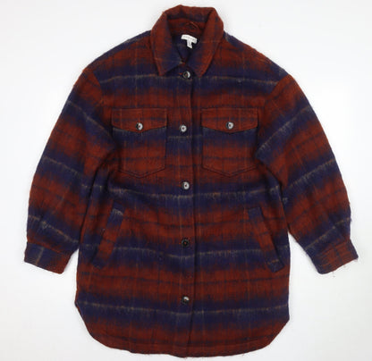 Topshop Women's Multicoloured Striped Jacket M